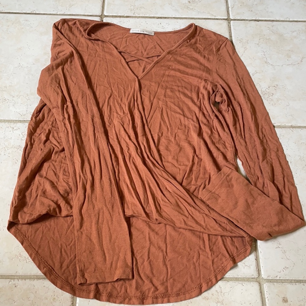 Cute cross front blouse